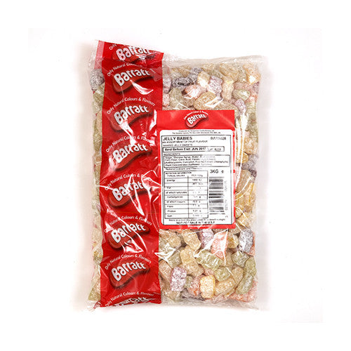 Barratt Dusted Jelly Babies 3kg Bulk Buy
